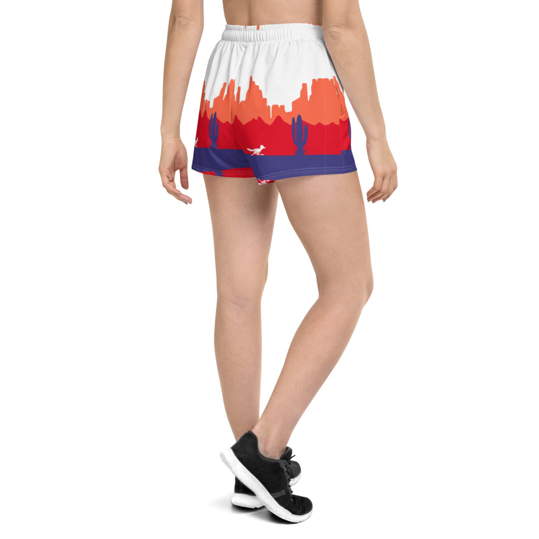 Team Usa All-Over Print Unisex Athletic Shorts with Pockets - Image 4