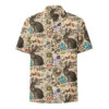 Death in The Desert Floral Skull Esoteric Print Hawaiian Shirt