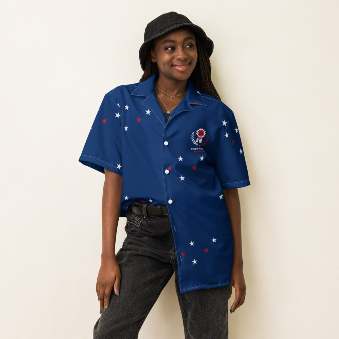 Team Usa Skateboarding Button Up Shirt Olympics Unisex Work Wear - Image 3