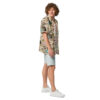 Death in The Desert Floral Skull Esoteric Print Hawaiian Shirt - Image 12