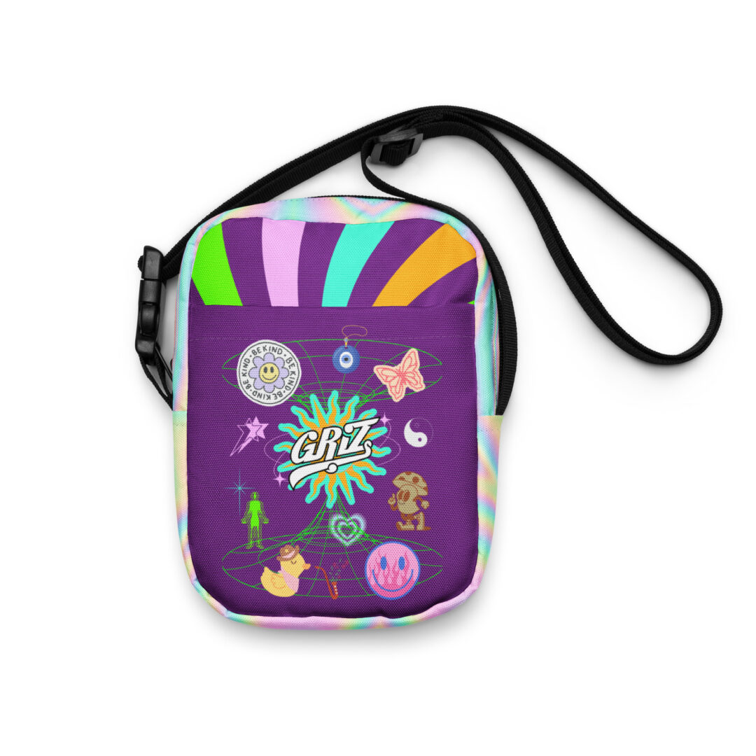 Griz Purple Rainbow Utility Crossbody Bag - Image 10