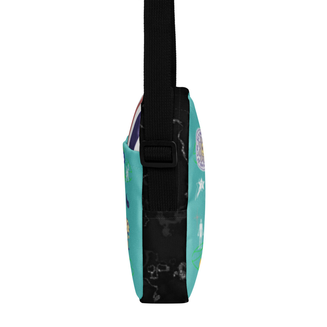 Griz seafoam portal mushroom Festival Field Trippy crossbody bag custom print festival rave camping edm accessory merch - Image 15