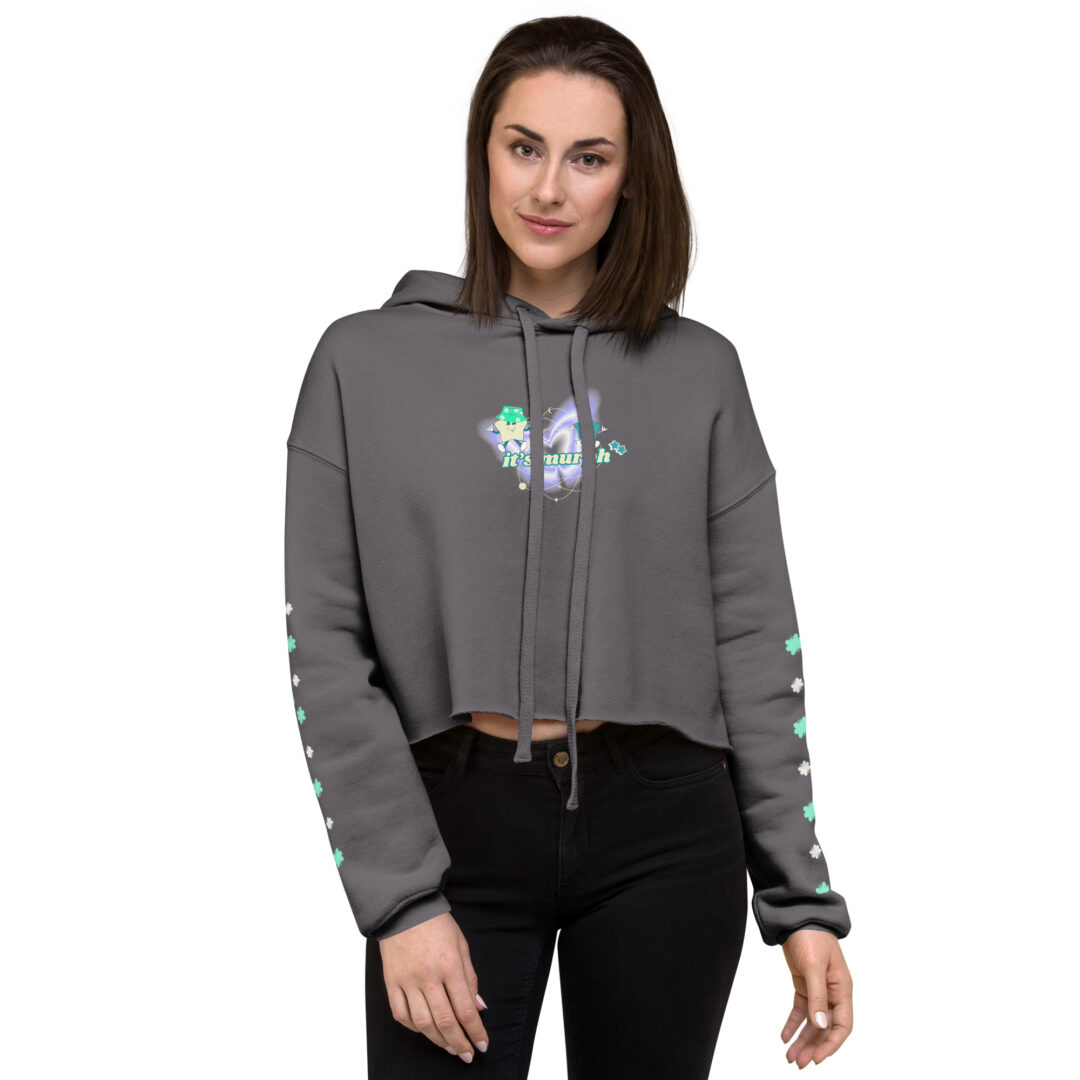 It's Murph Custom EDM DJ Large Graphic Crop Hoodie | Premium Quality Crop Hoody for edm festival dj merch - Image 12