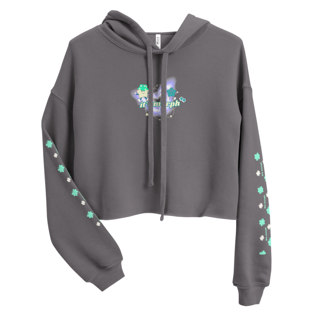 It's Murph Custom EDM DJ Large Graphic Crop Hoodie | Premium Quality Crop Hoody for edm festival dj merch - Image 13