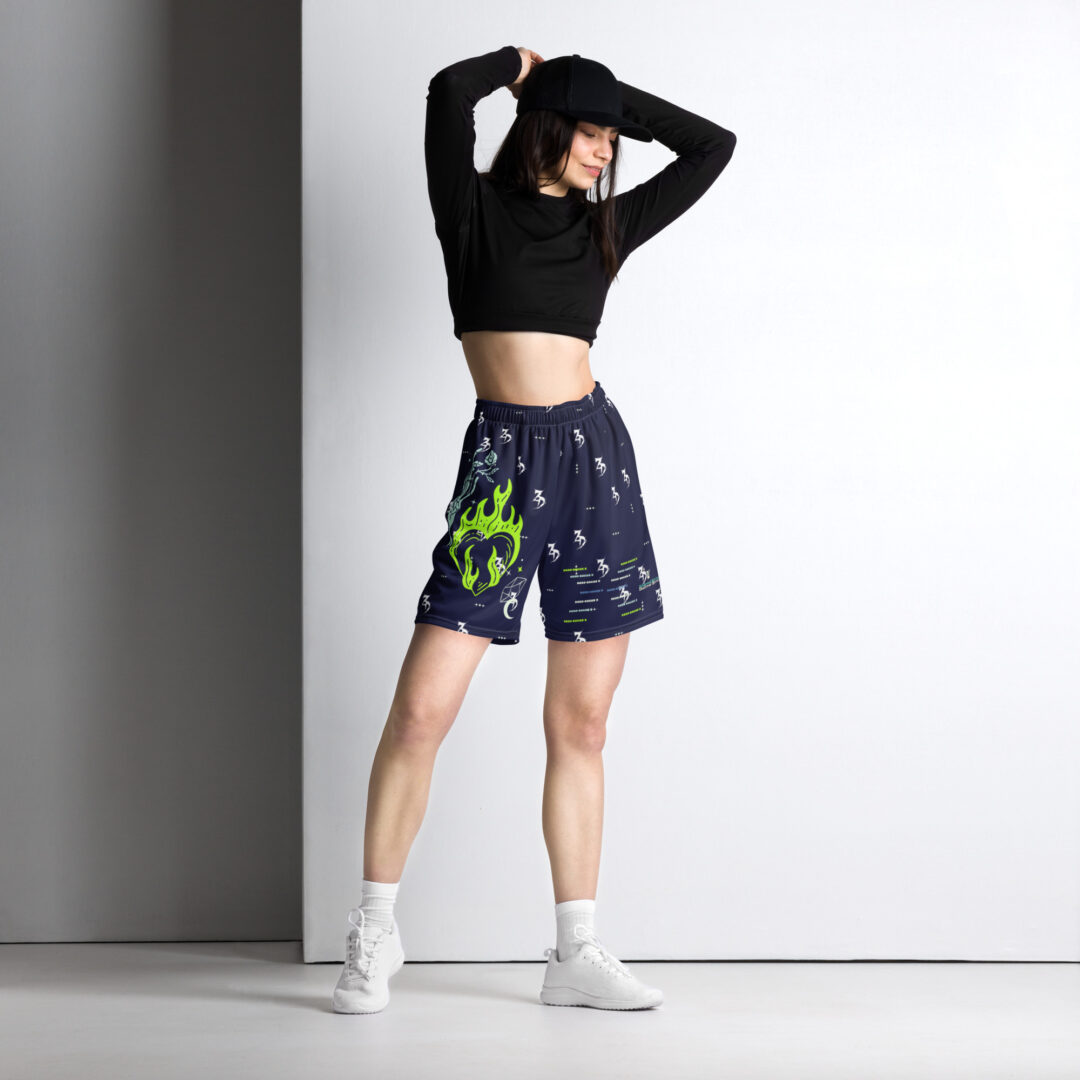 Zeds Dead Hearts On Fire | Custom Athletic Shorts Premium Quality With Pockets EDM Camping Concert - Image 10