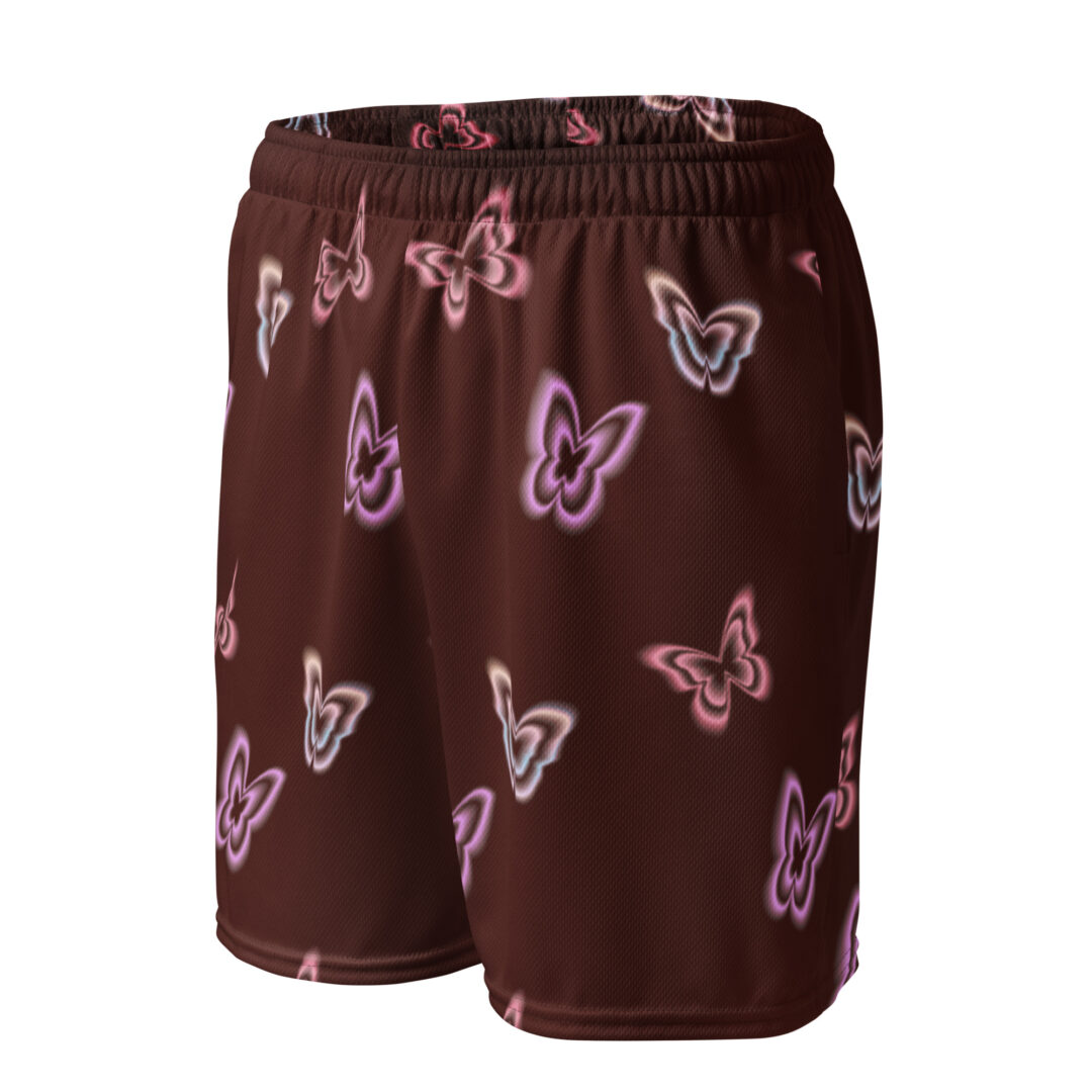 Etheral Y2K Aesthetic Translucent Moth All Over Print | Gym Shorts Premium Quality With Pockets - Image 7