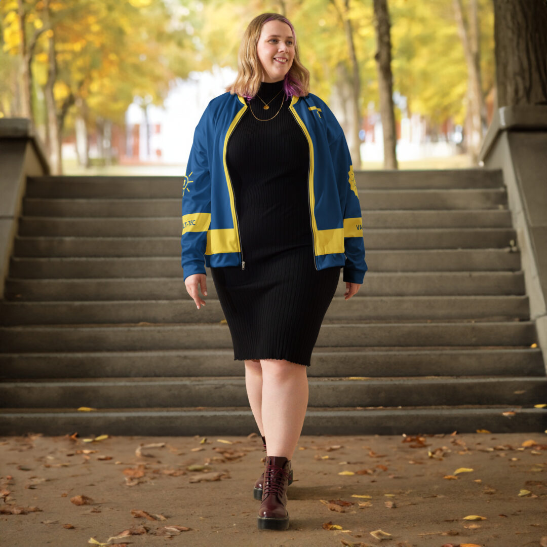 Fallout Cosplay Vault Suit Jacket | Pick Your Own Number Custom | Unisex Bomber Jacket - Image 16