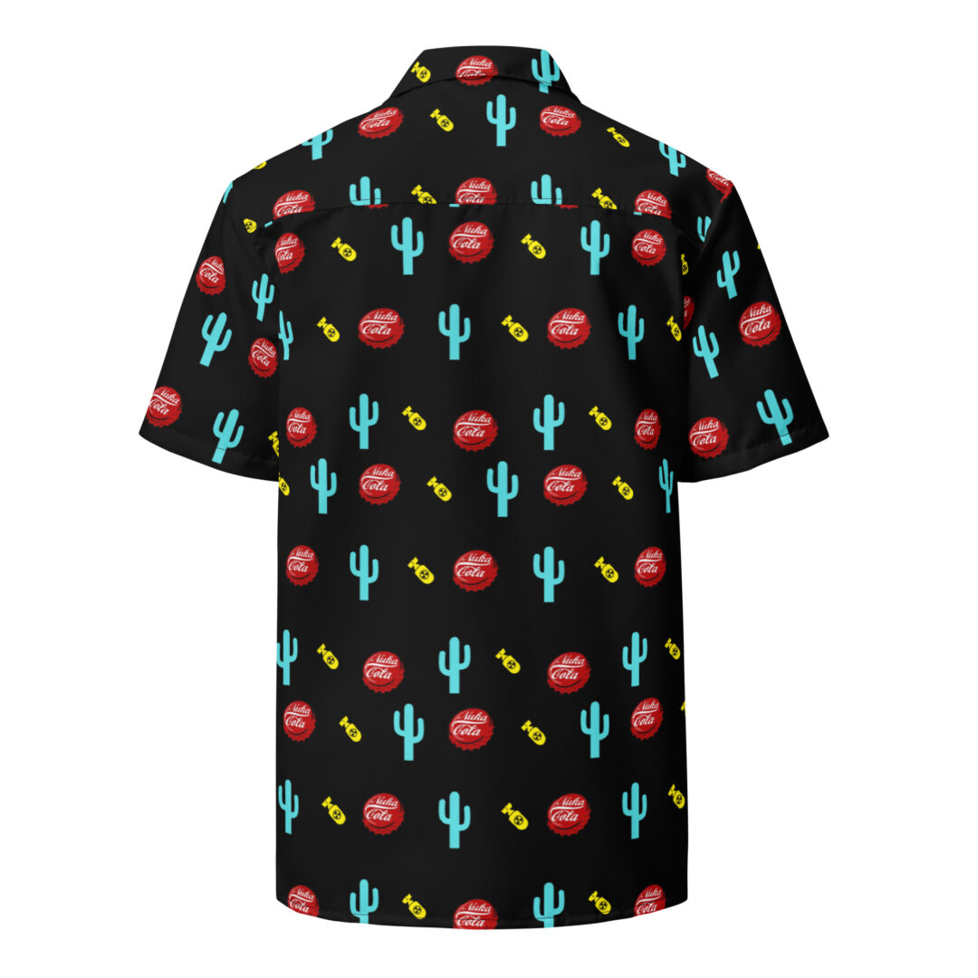 Fallout Nuka Cola Fat Man All Over Button-Up 6XL - Image 13