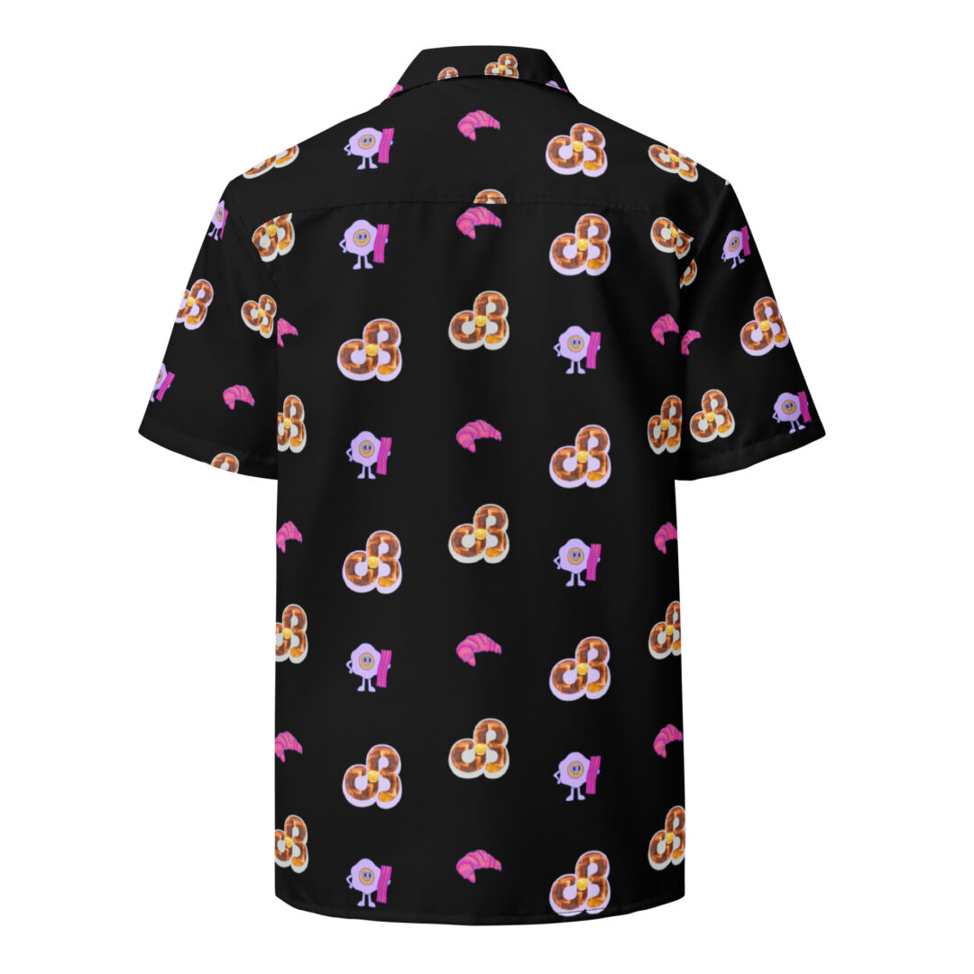 Daily Bread Breakfeast Bed Edm Festival Rave Summer Shirt Button Down Shirt Lightweight Custom Breakfast in Bed Stylish Unisex Up to 6XL - Image 13