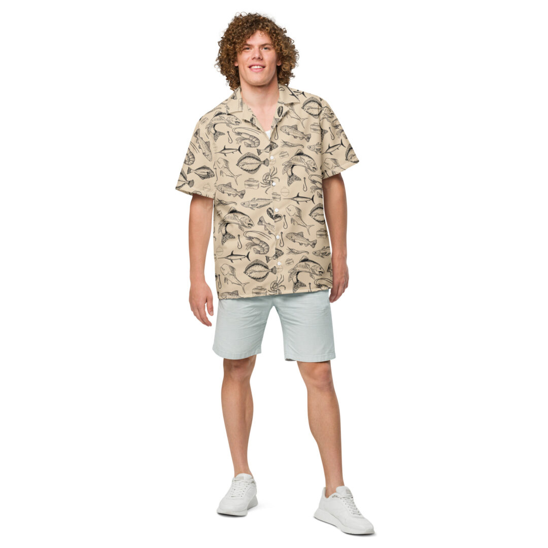 Divorced Dad Fishing Hawaiian Shirt | Single Dad Gift | Fishing Clothes - Image 5