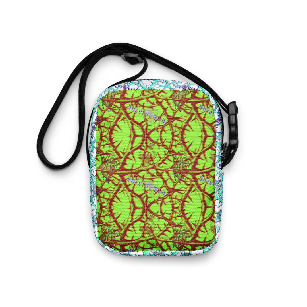 Suicide Boys Thorns Trippy Electric Utility crossbody bag | Cross body strap pouch