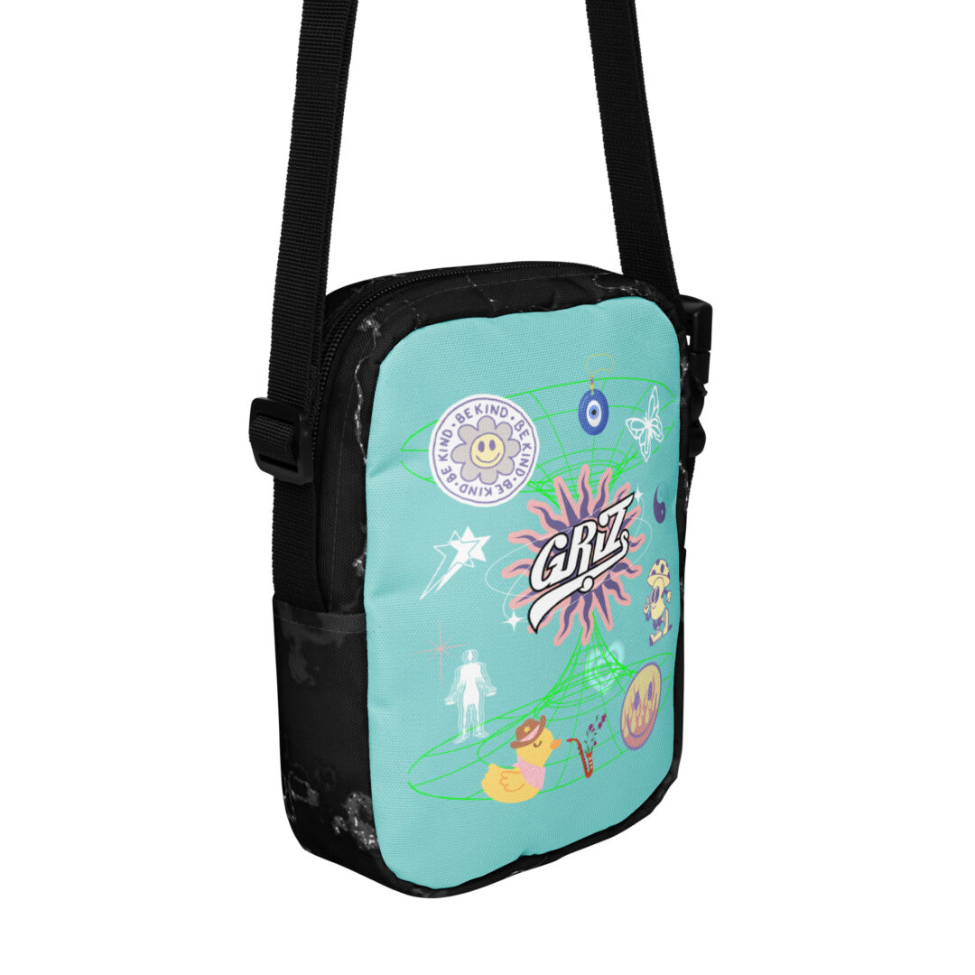 Griz Seafoam Rainbow Utility crossbody bag | griz fanny pack rare exclusive merch - Image 14