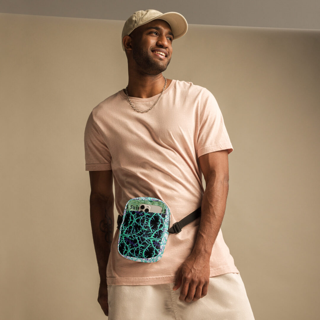 Suicide Boys Thorns Trippy Electric Utility crossbody bag | Cross body strap pouch - Image 3