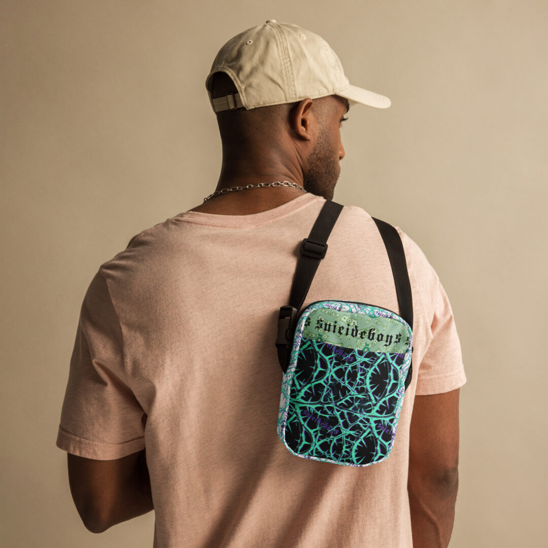 Suicide Boys Thorns Trippy Electric Utility crossbody bag | Cross body strap pouch - Image 9