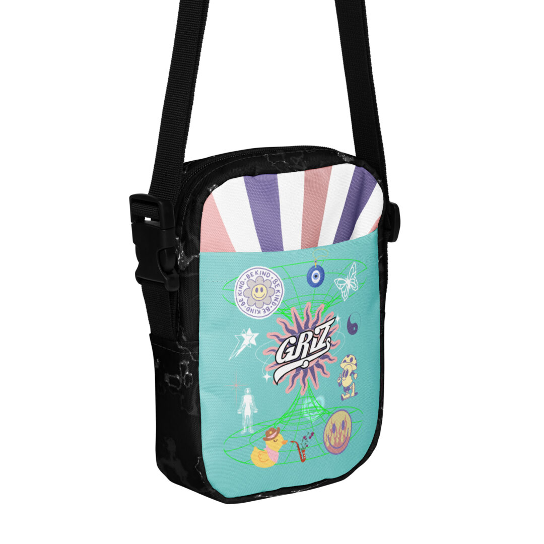 Griz Seafoam Rainbow Utility crossbody bag | griz fanny pack rare exclusive merch - Image 9