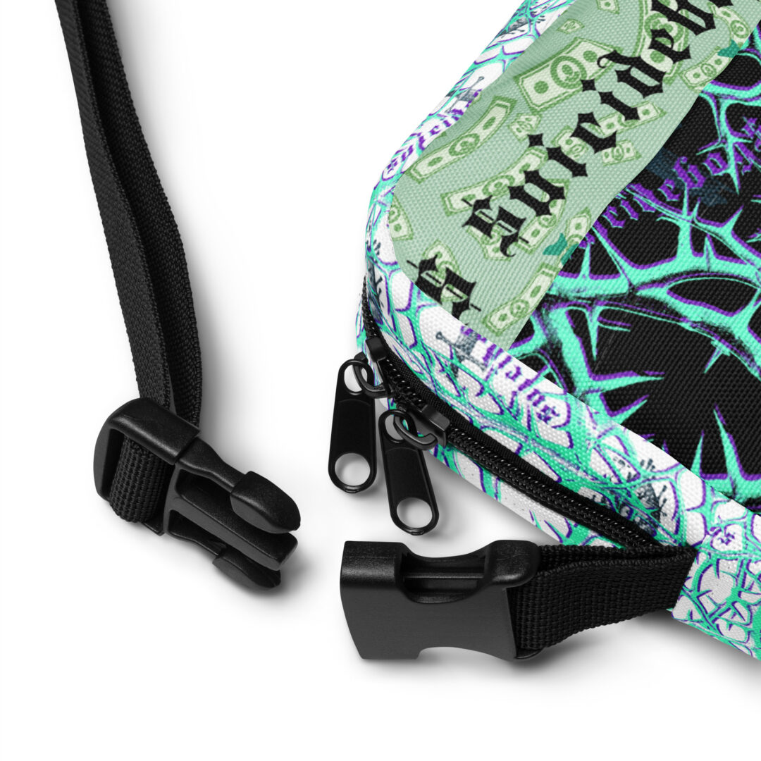 Suicide Boys Thorns Trippy Electric Utility crossbody bag | Cross body strap pouch - Image 13