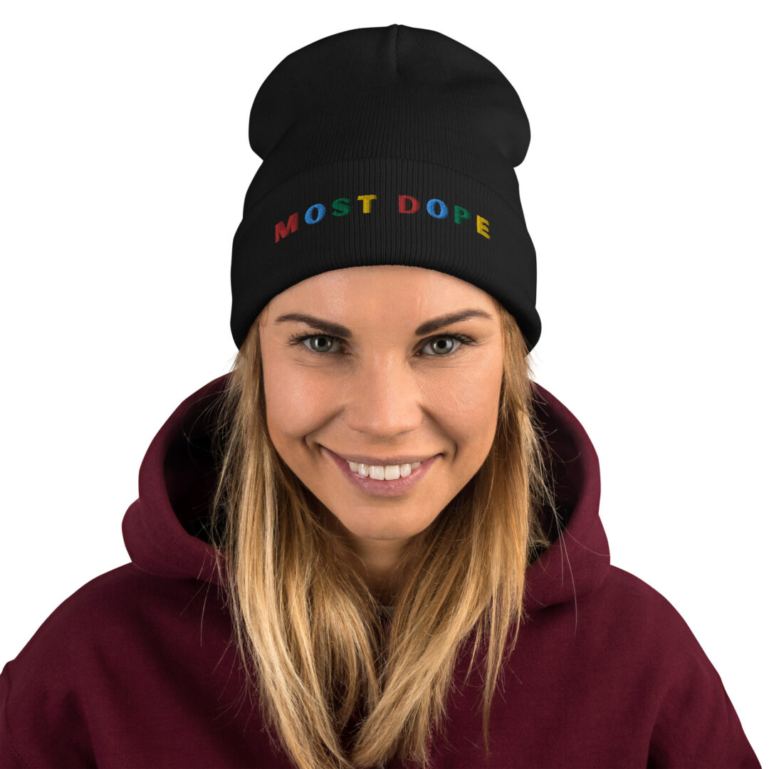 Most Dope Mac Miller Kids Custom Embroidered Beanie | Mac Miller Winter Cap - Image 3