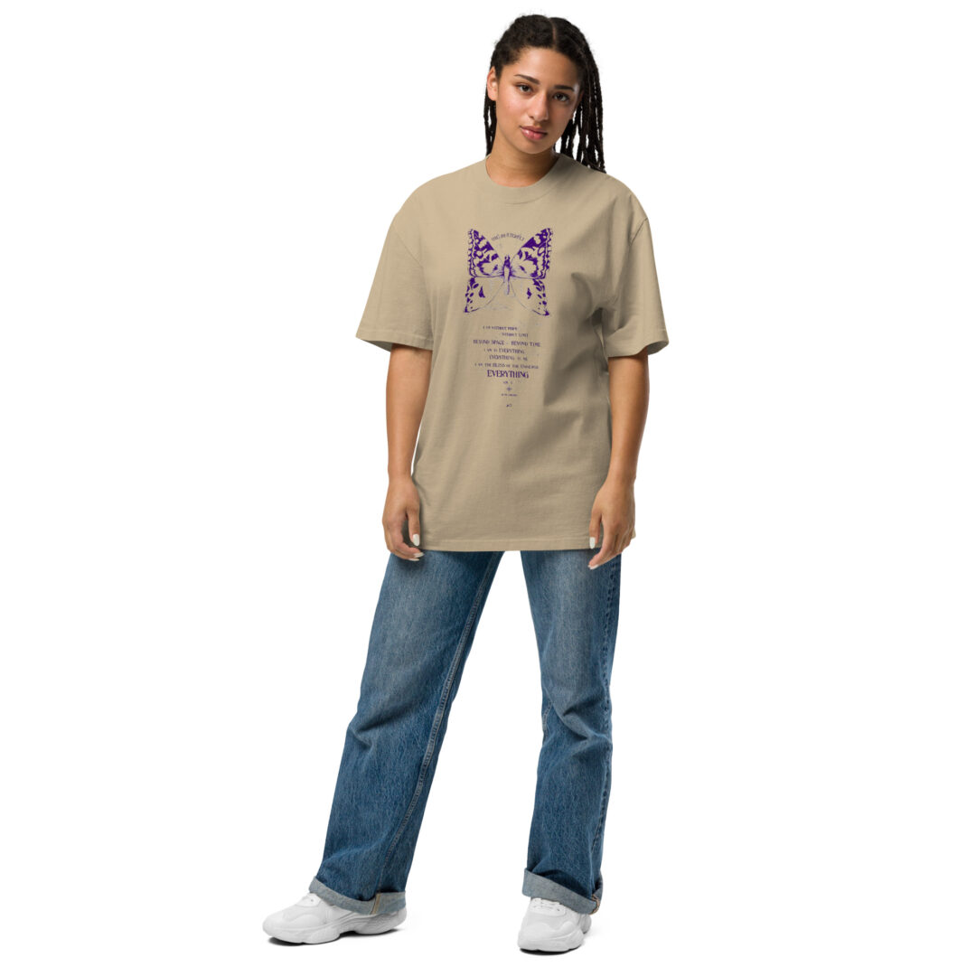 Ram Dass Be Here Now Spirituality Oversized The Butterfly Streetwear TShirt - Image 6