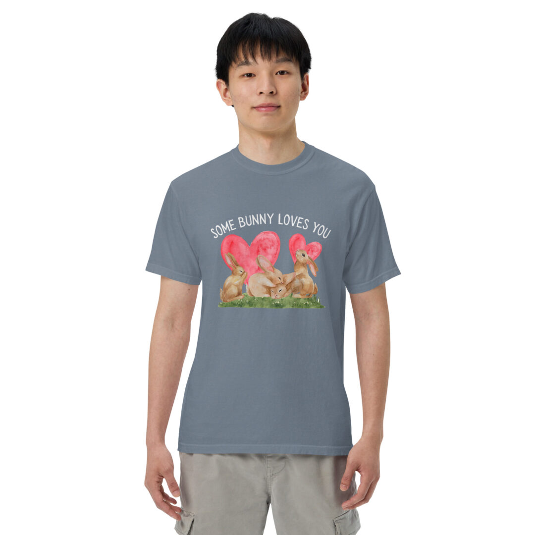 Some Bunny Loves You Cute Comfort Colors Shirt Unisex Cottage Core Summer Top Graphic Tee Funny Animal Print - Image 11