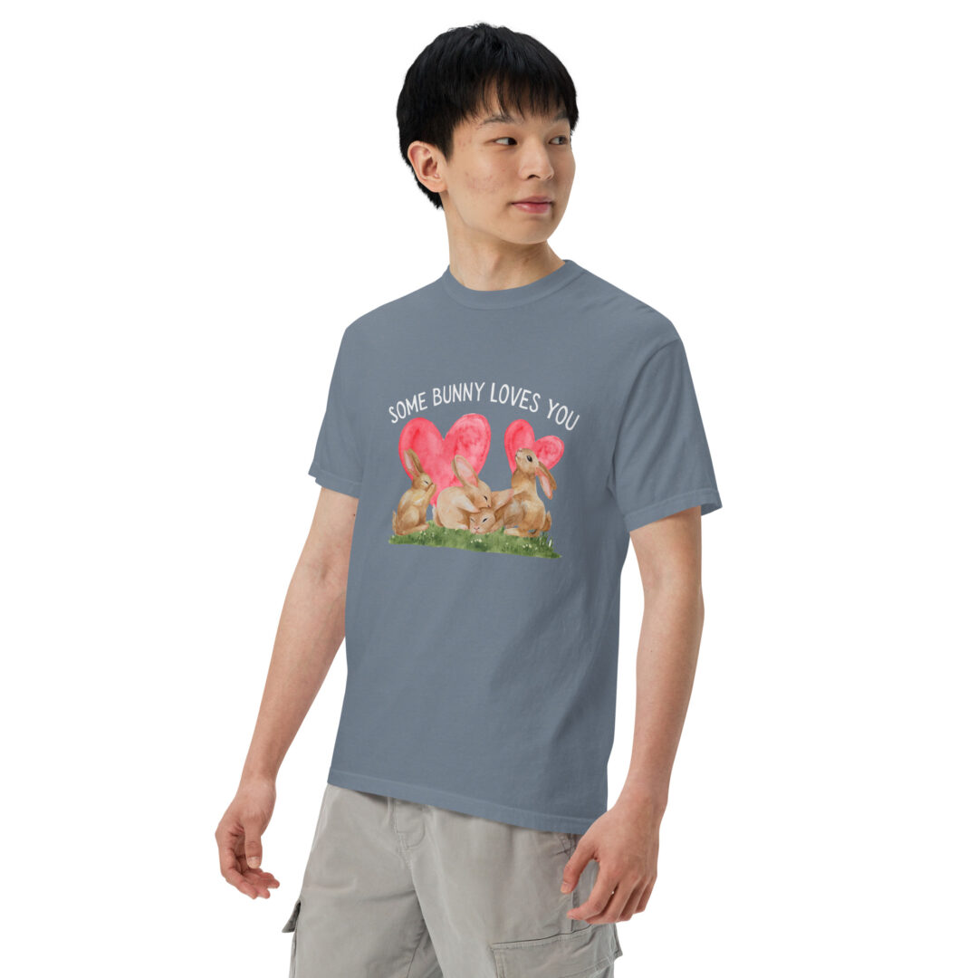 Some Bunny Loves You Cute Comfort Colors Shirt Unisex Cottage Core Summer Top Graphic Tee Funny Animal Print - Image 10