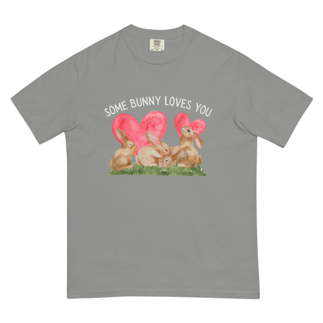 Some Bunny Loves You Cute Comfort Colors Shirt Unisex Cottage Core Summer Top Graphic Tee Funny Animal Print - Image 24