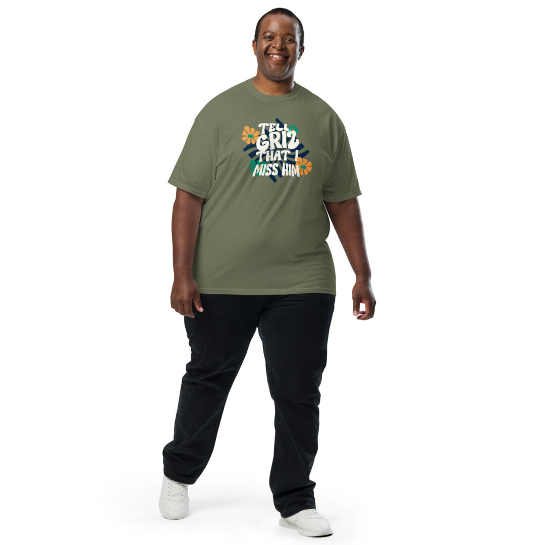 Tell Griz That I Miss Him | Comfort Colors Premium Quality DJ EDM Merch TShirt - Image 4