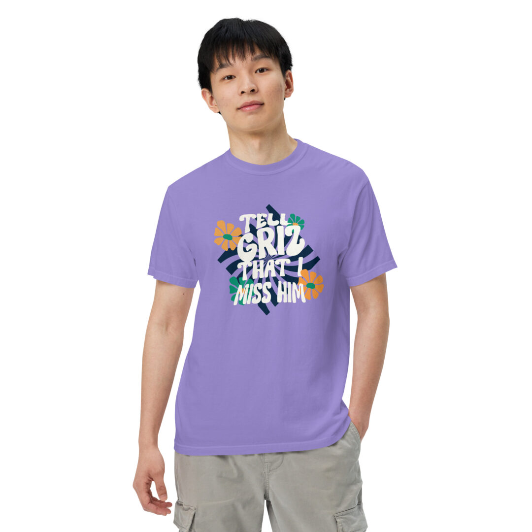 Tell Griz That I Miss Him | Comfort Colors Premium Quality DJ EDM Merch TShirt - Image 12