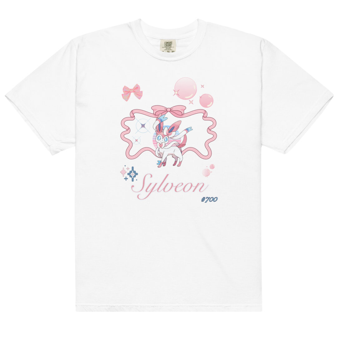 Sylveon Large Graphic Pokemon Fairy Type Eeveelution | Comfort Colors Premium Tshirt - Image 17