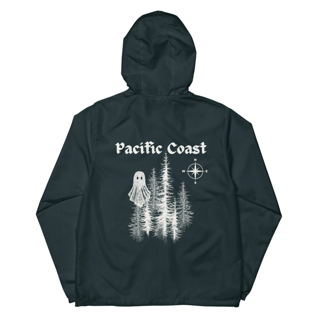 PCH California HWY 1 Hardcore Kangaroo Pouch Shadowed Spirits Skater Alt Goth Vibes Rain Jacket - Image 21