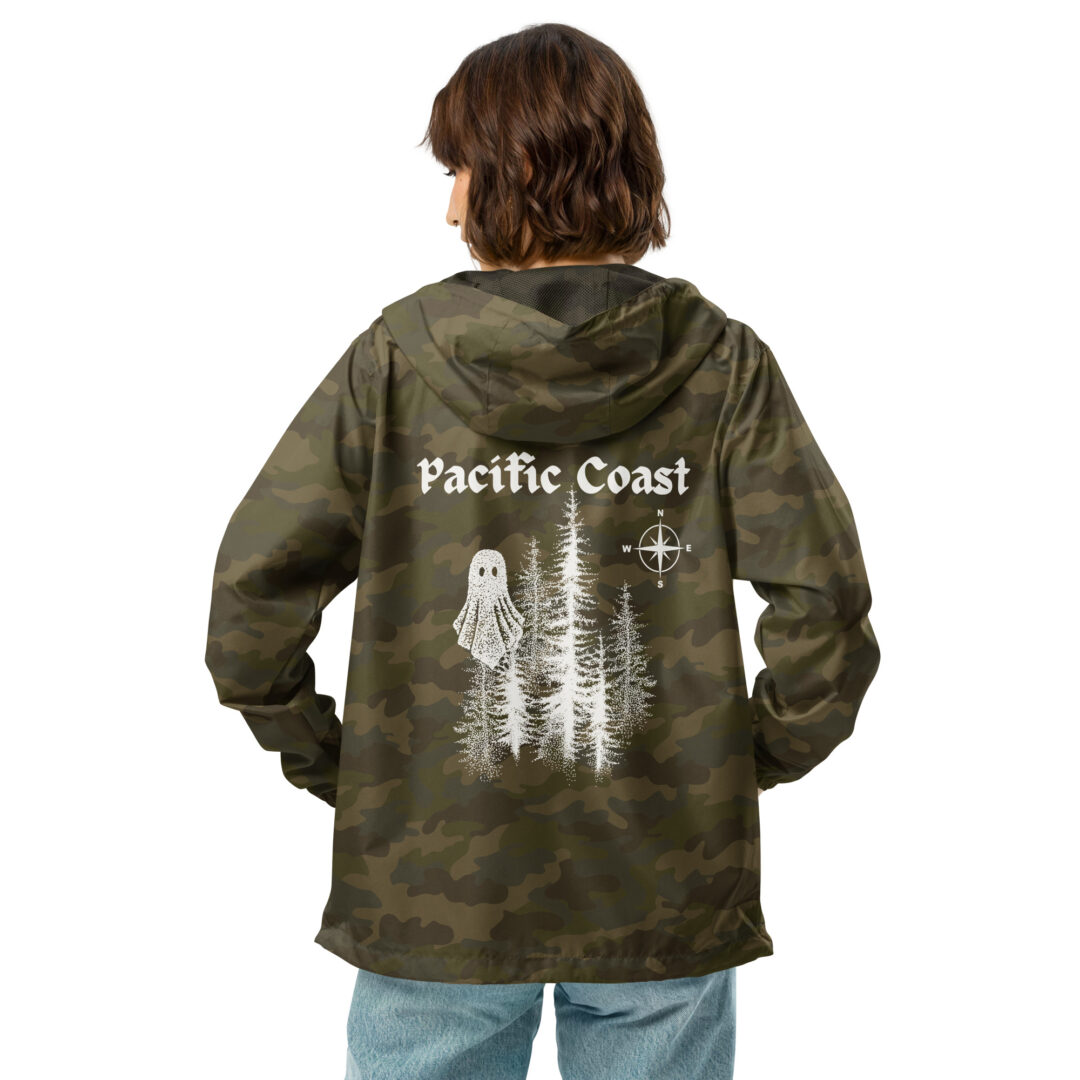 PCH California HWY 1 Hardcore Kangaroo Pouch Shadowed Spirits Skater Alt Goth Vibes Rain Jacket - Image 17