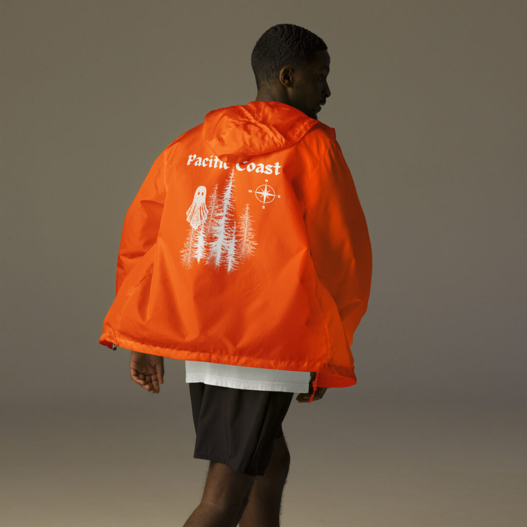 PCH California HWY 1 Hardcore Kangaroo Pouch Shadowed Spirits Skater Alt Goth Vibes Rain Jacket - Image 11