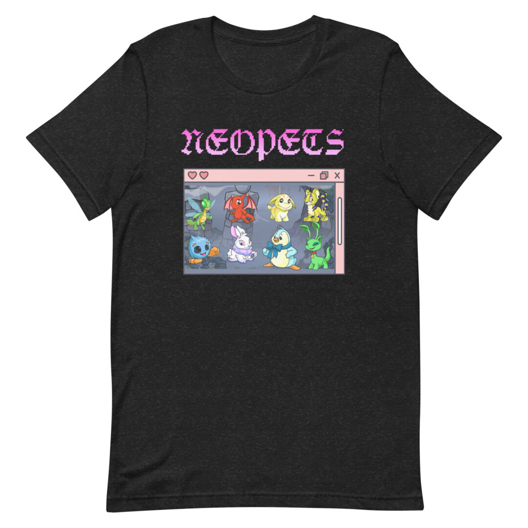 Neopets Black Unisex Tshirt Throwback Y2K retro aesthetic - Image 6