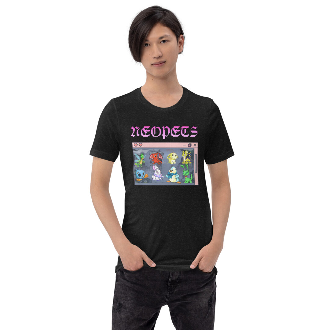 Neopets Black Unisex Tshirt Throwback Y2K retro aesthetic - Image 7