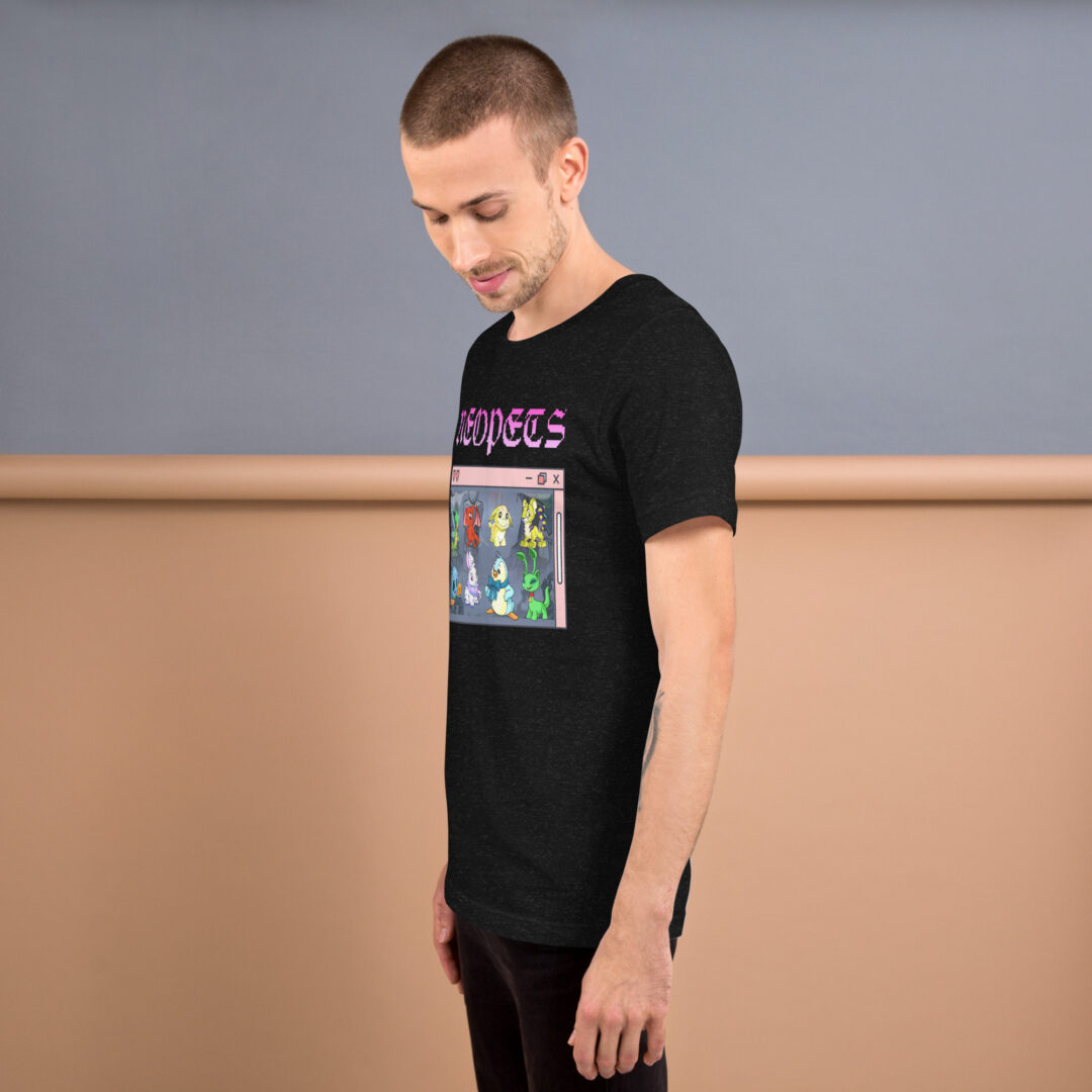 Neopets Black Unisex Tshirt Throwback Y2K retro aesthetic - Image 2