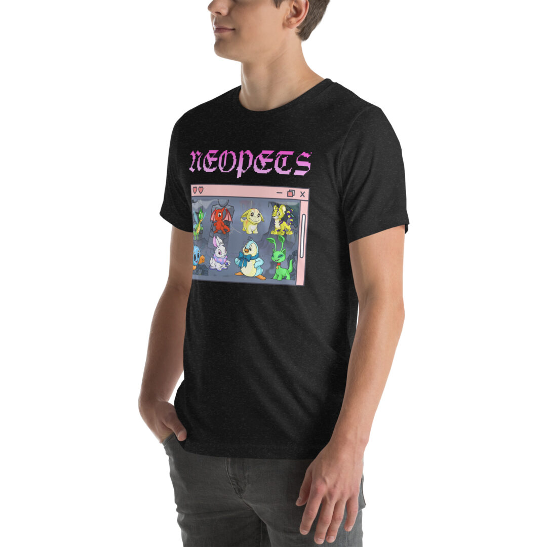 Neopets Black Unisex Tshirt Throwback Y2K retro aesthetic - Image 5