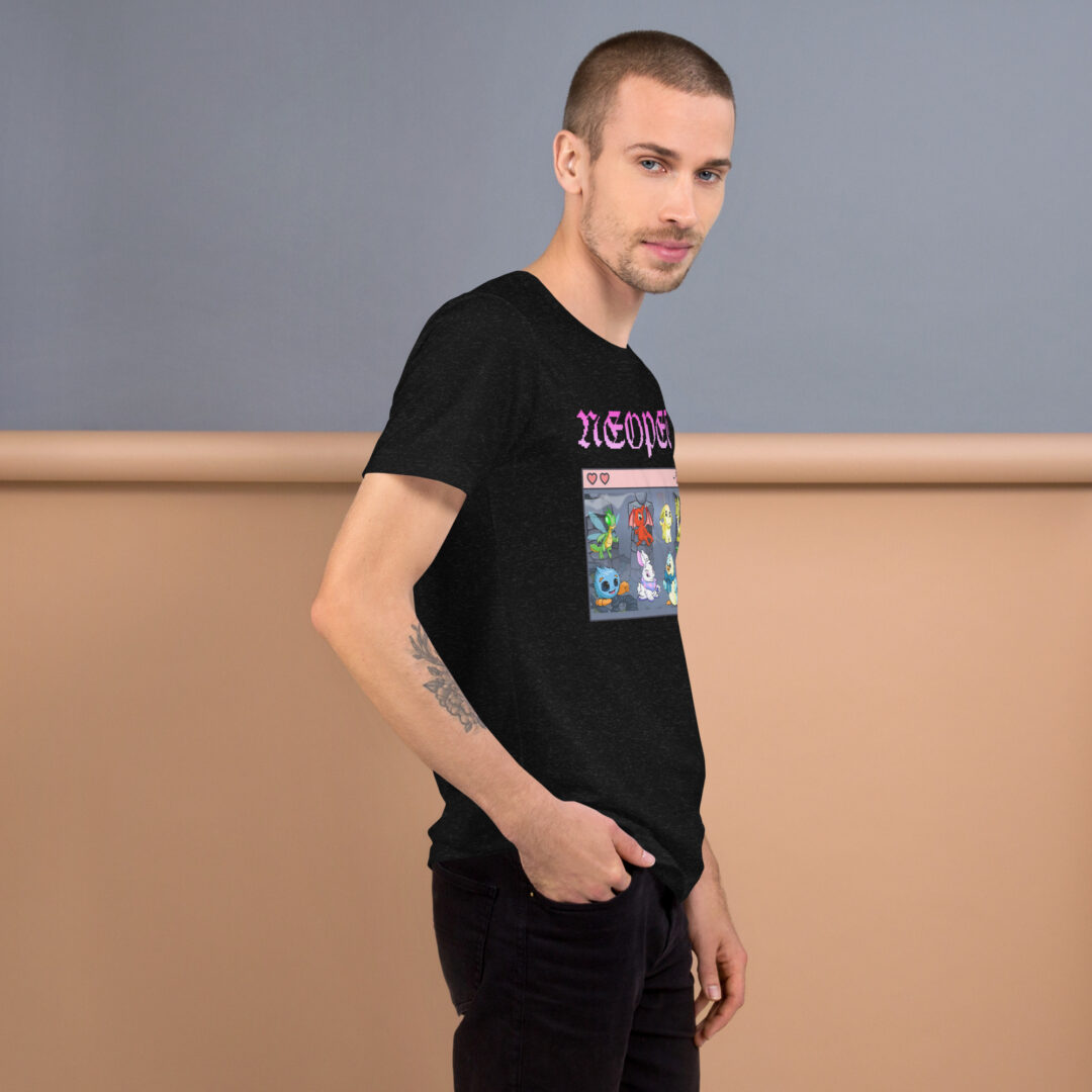 Neopets Black Unisex Tshirt Throwback Y2K retro aesthetic - Image 3