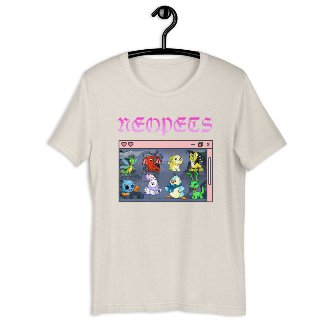 Neopets Black Unisex Tshirt Throwback Y2K retro aesthetic - Image 16