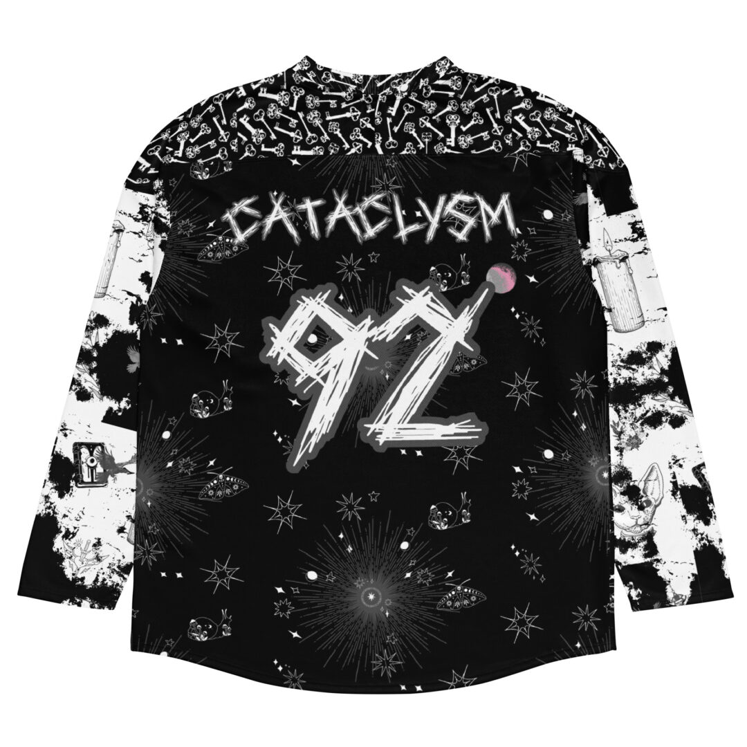 Austeria Cataclysm Haunted Hockey Jersey | Custom Rave Jersey Name and Number | Alt EDM - Image 21