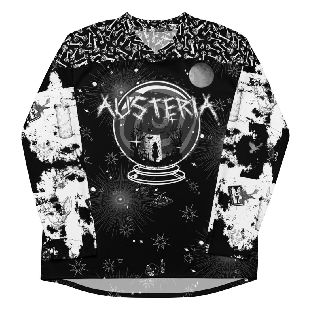 Austeria Cataclysm Haunted Hockey Jersey | Custom Rave Jersey Name and Number | Alt EDM - Image 17