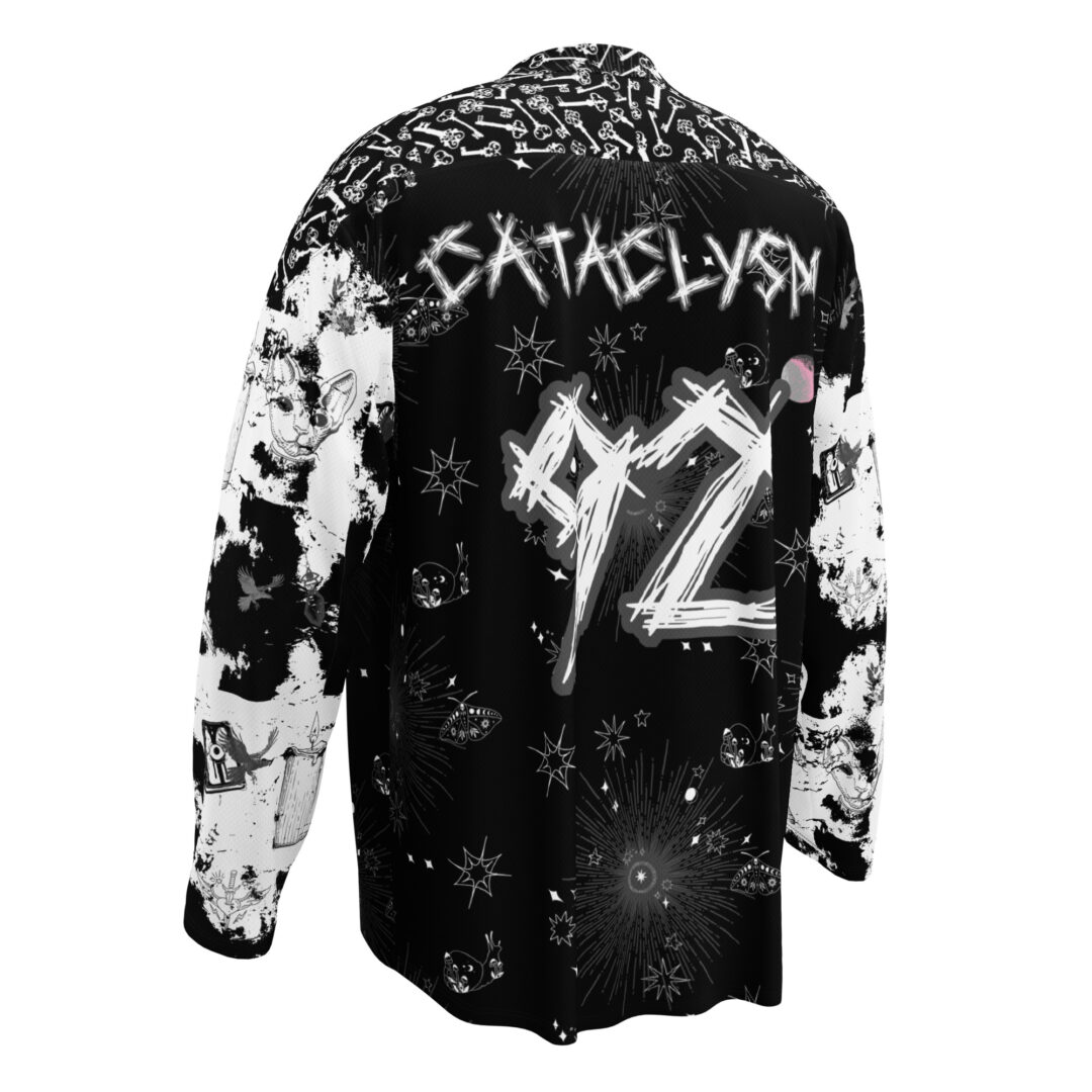 Austeria Cataclysm Haunted Hockey Jersey | Custom Rave Jersey Name and Number | Alt EDM - Image 11