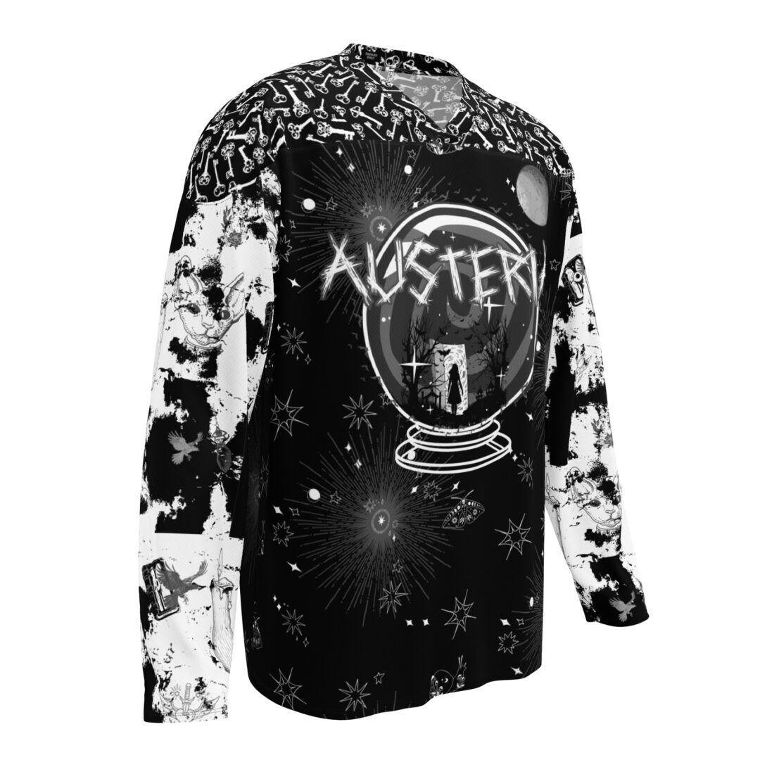 Austeria Cataclysm Haunted Hockey Jersey | Custom Rave Jersey Name and Number | Alt EDM - Image 16