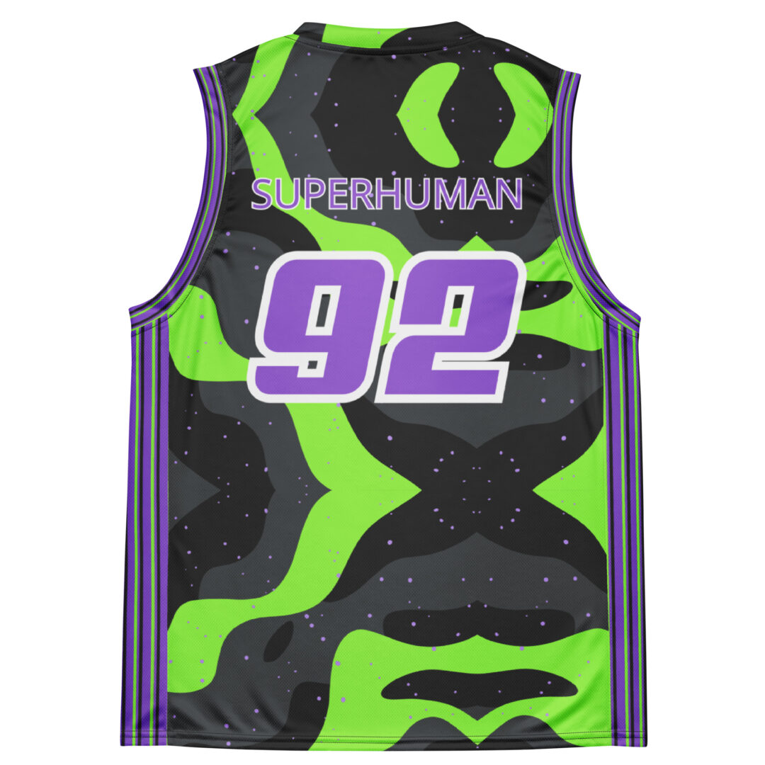 Slander EDM DJ Athletic Unisex Basketball Jersey | Galaxy Pattern Custom Name & Numer | Festival Clothing - Image 11