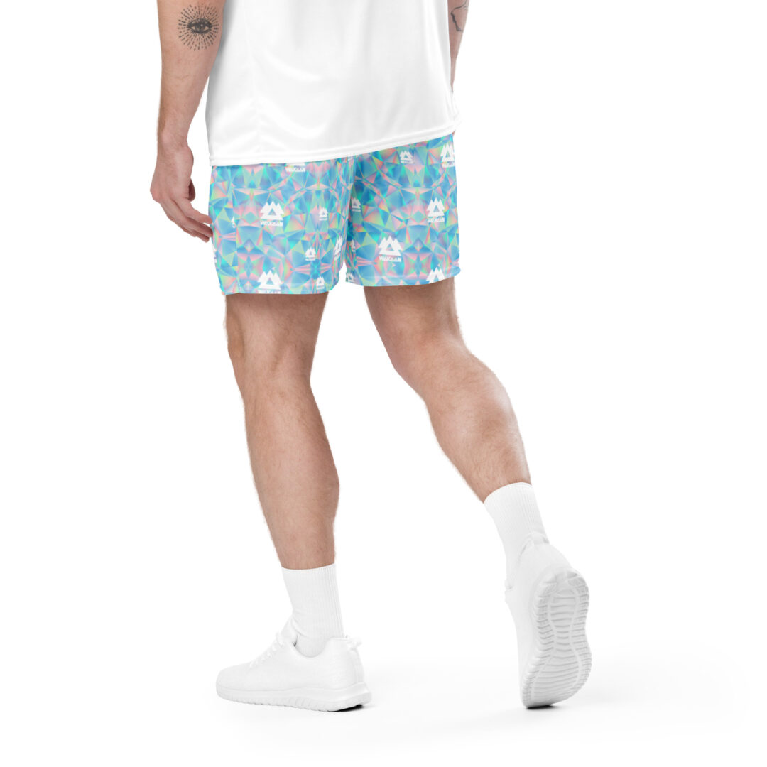 Wakaan Music Festival Irredescent Trippy Athletic Shorts | Premium Quality with Pockets - Image 13