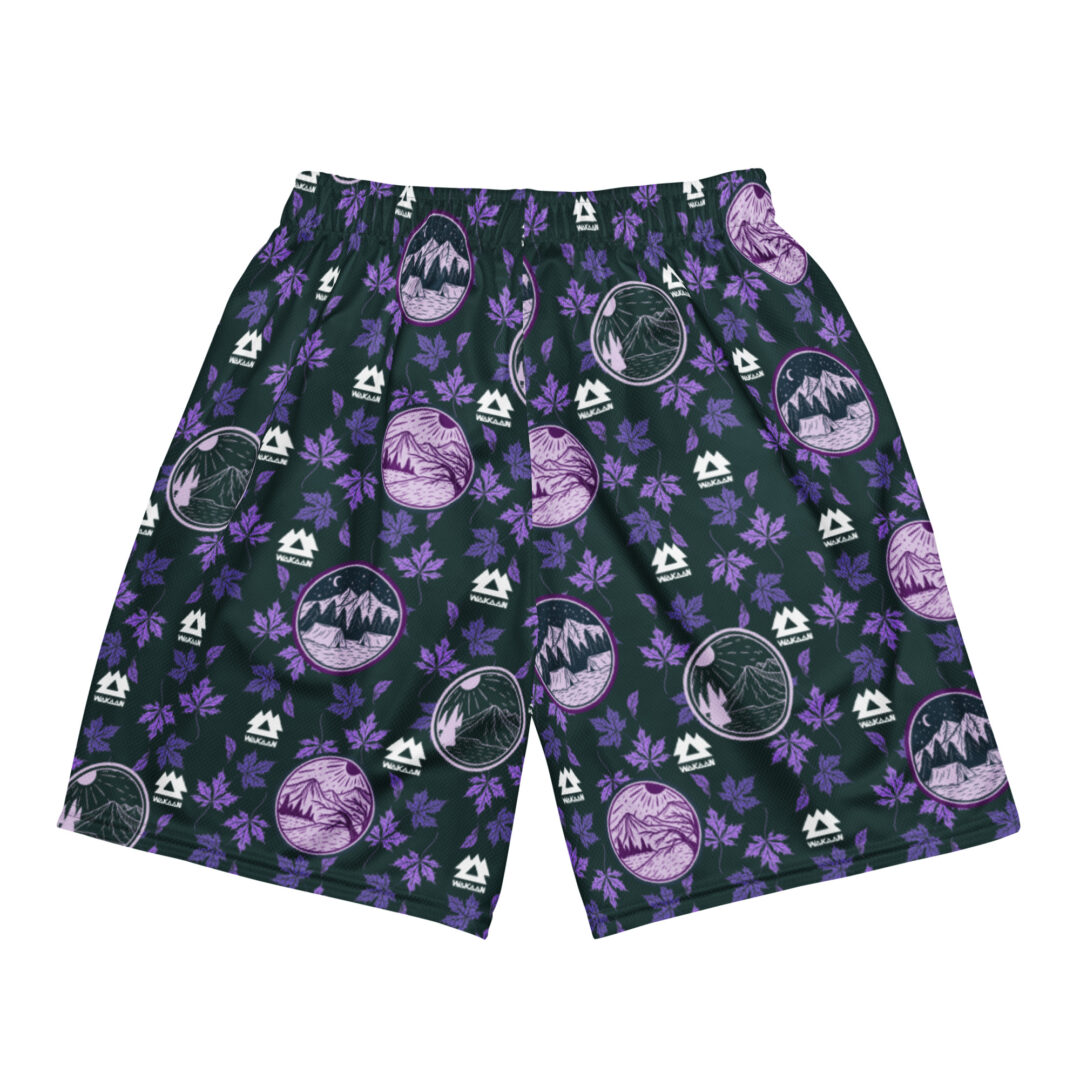Wakaan Music Festival Mulberry Mountain Purple Camping Shorts | All day comfort with pockets - Image 17