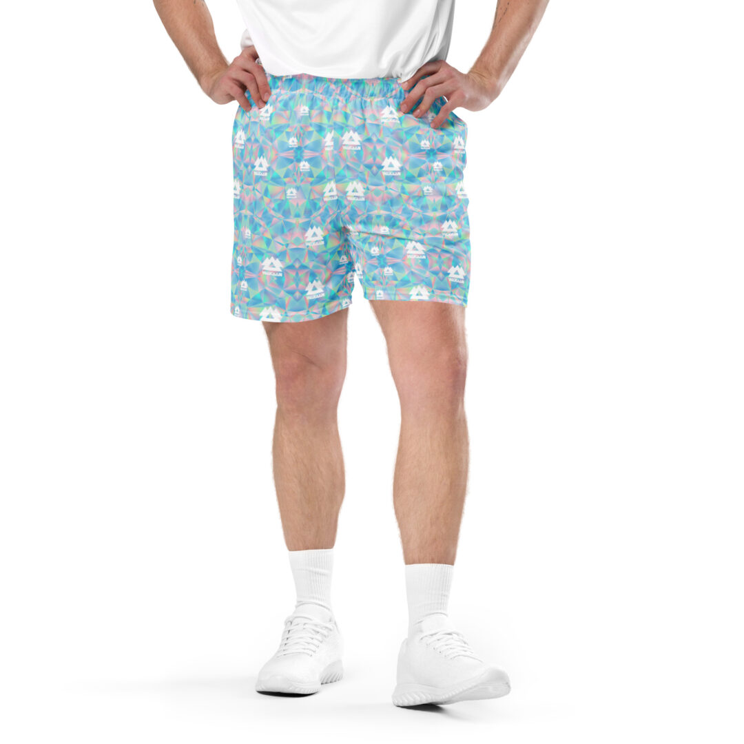 Wakaan Music Festival Irredescent Trippy Athletic Shorts | Premium Quality with Pockets - Image 7