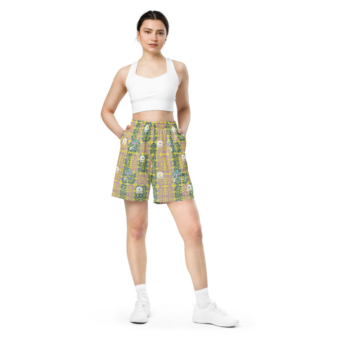 Wakaan Mandala Patch Work Shorts | Premium unisex with pockets up to 6XL - Image 5
