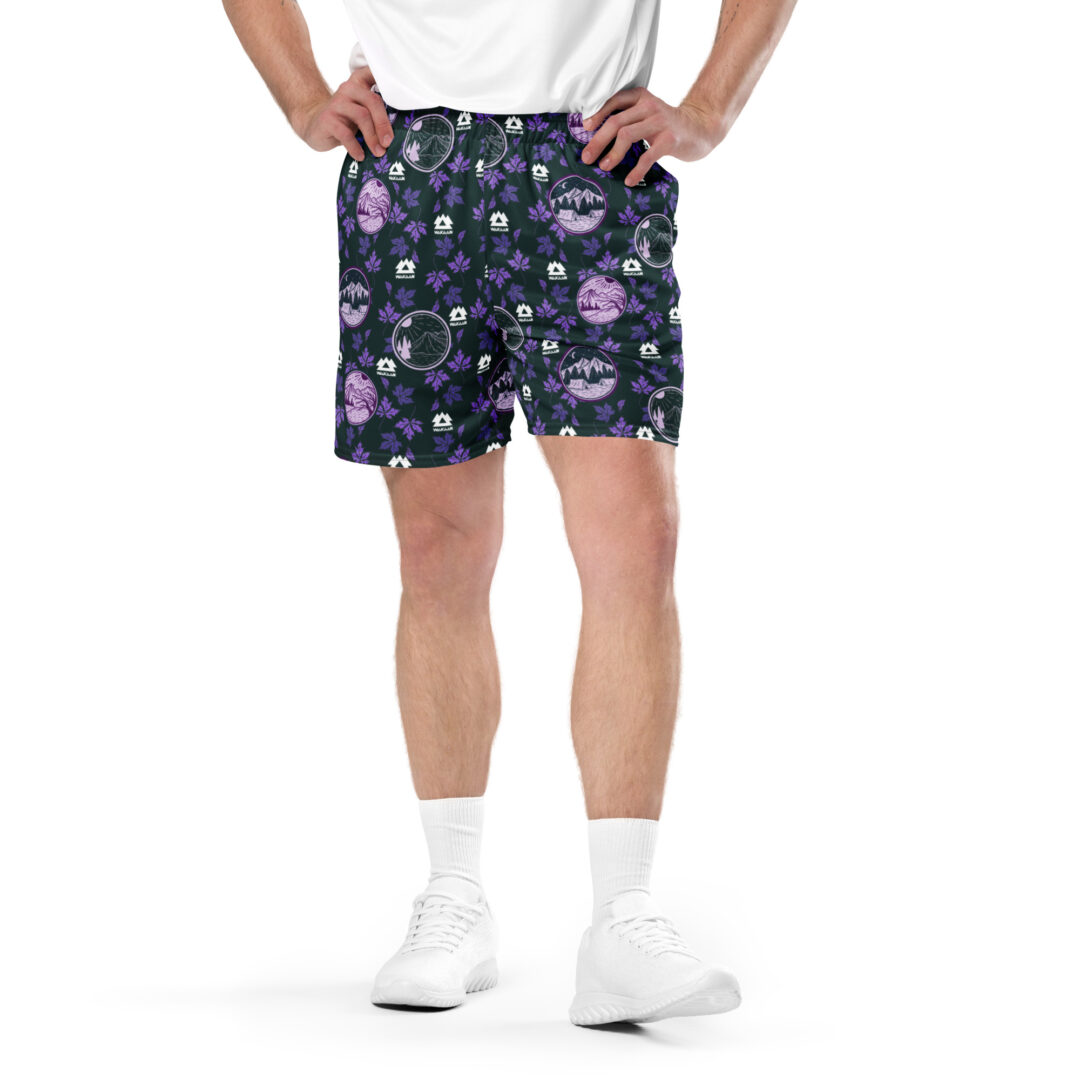 Wakaan Music Festival Mulberry Mountain Purple Camping Shorts | All day comfort with pockets - Image 3