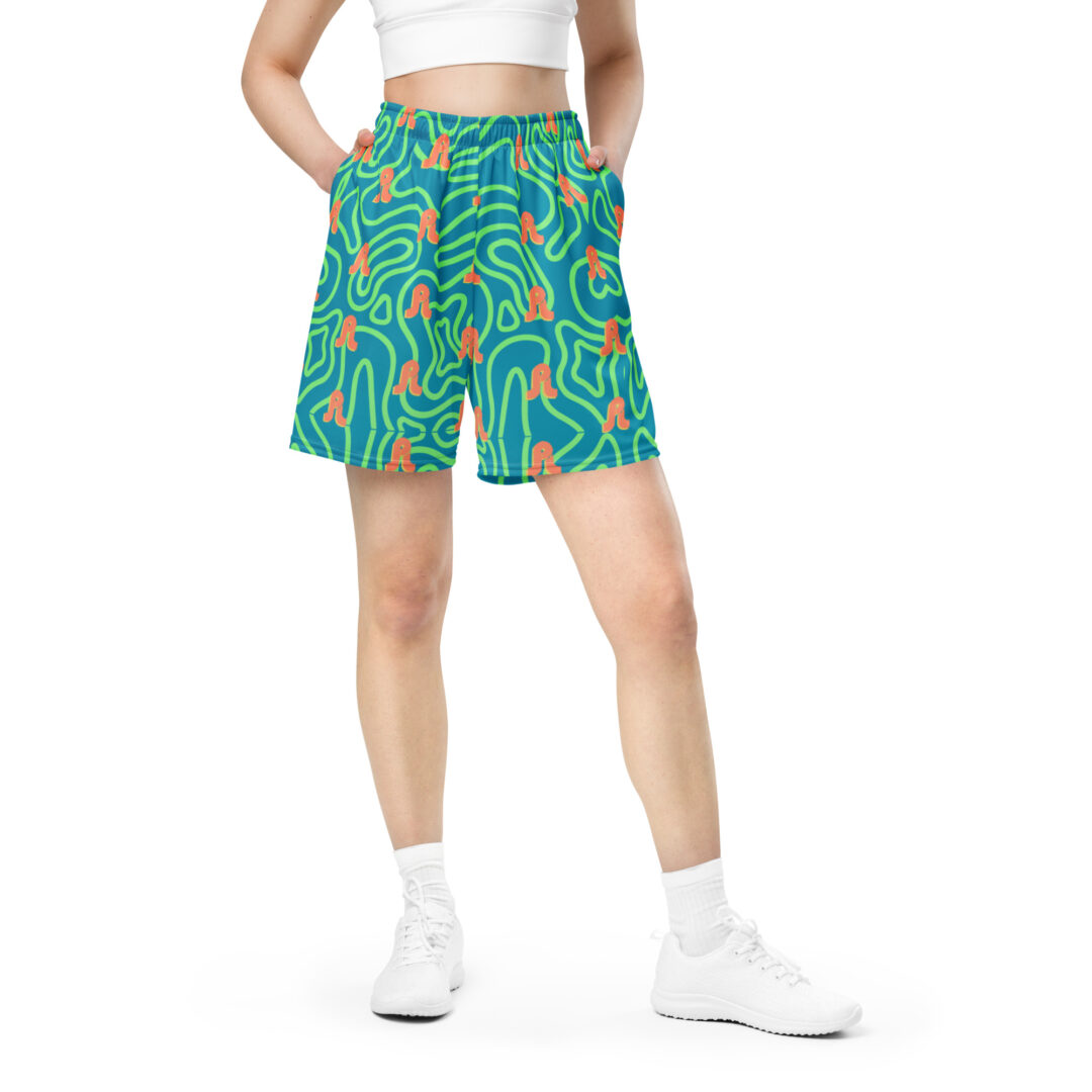 Pretty Lights Trippy Psychedelic Gym Shorts | All Day Comfort Short with Pockets - Image 2