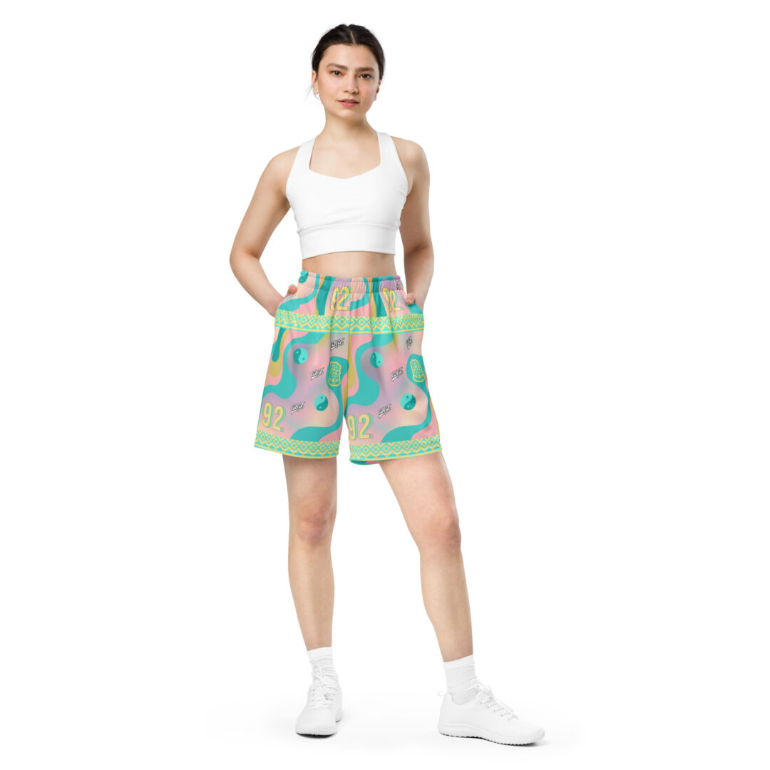 Griz Pastel Sunset Athletic Shorts | EDM Festival Ultimate Comfort Premium Quality Rave Wear - Image 14