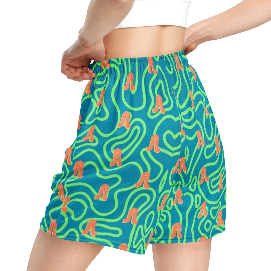 Pretty Lights Trippy Psychedelic Gym Shorts | All Day Comfort Short with Pockets - Image 5